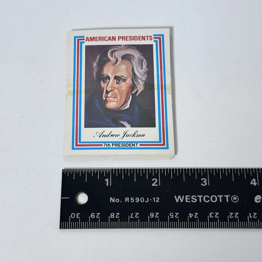 Lot Of 6 Vintage American President Collector‎ Cards Visual Panographic Inc
